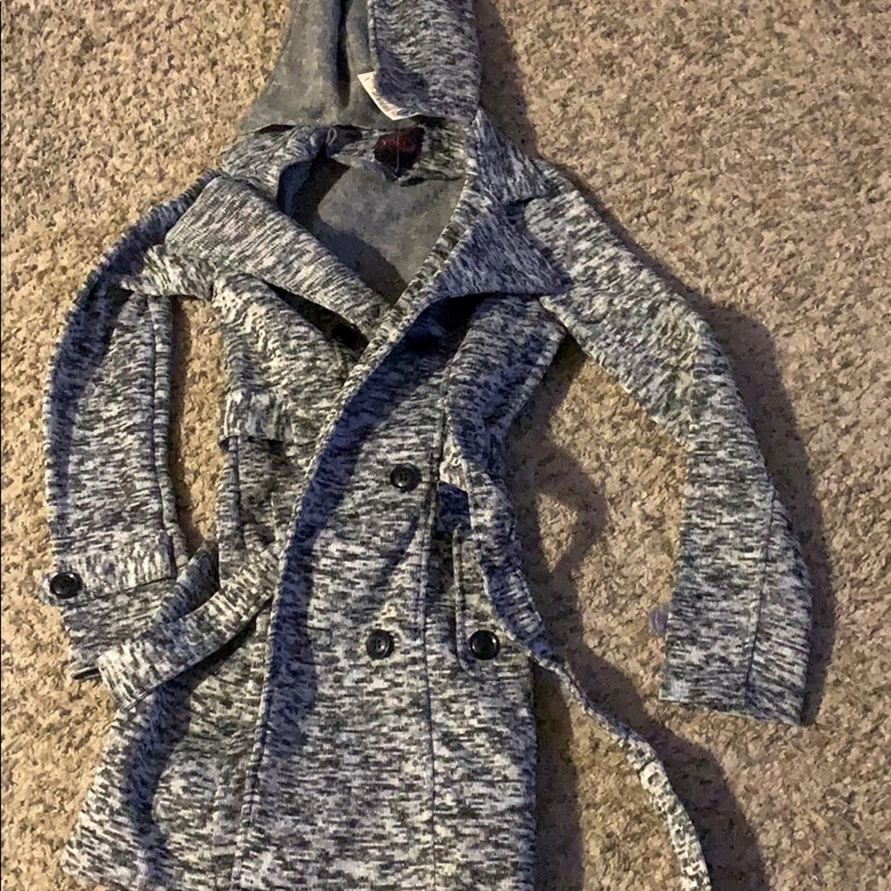 Trenchcoat white and gray